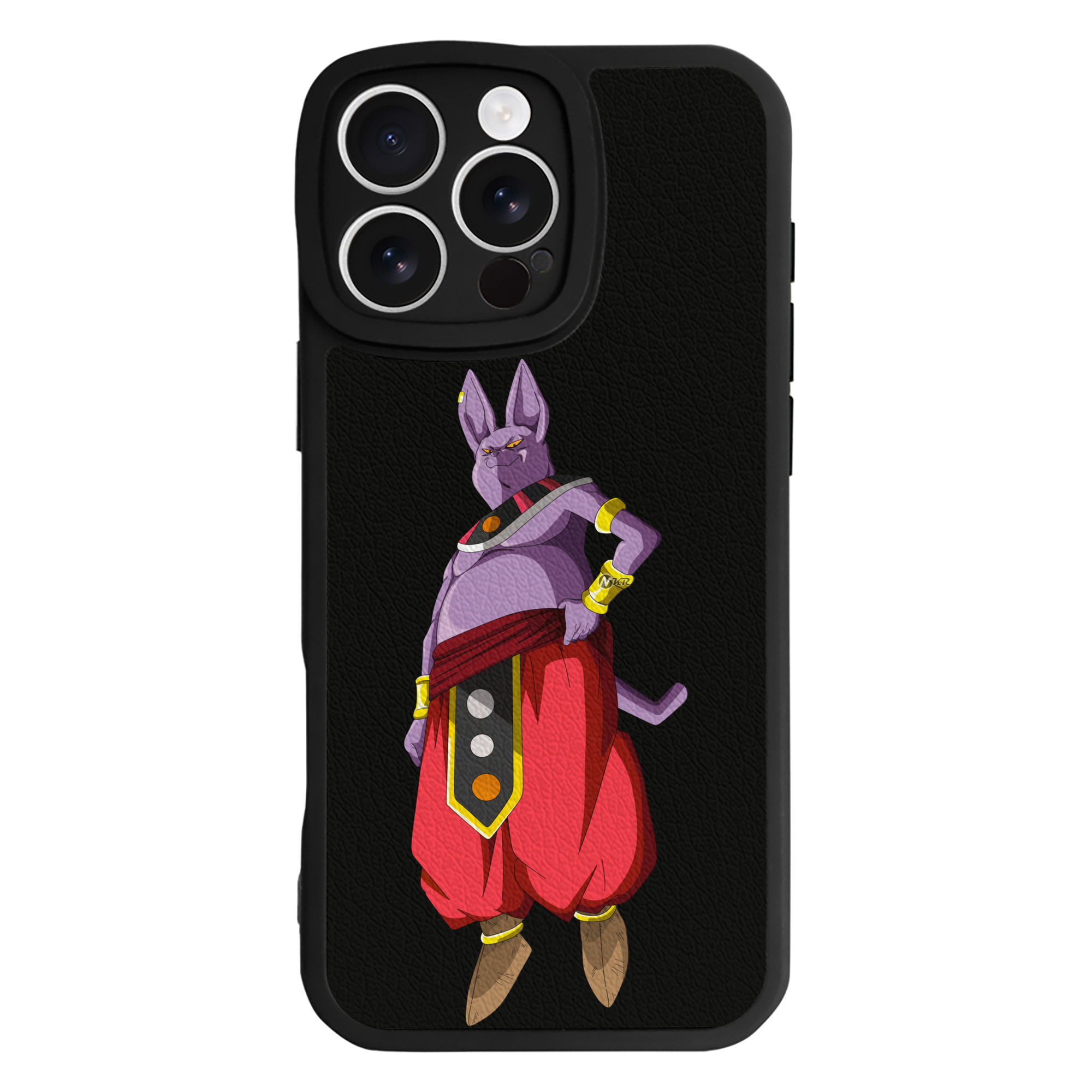 （画像用） ドラゴンボール シャンパ DRAGON BALL Champa 【iPhone 16シリーズ対応】シリコンスマホケース（レザー調） 材質：シリコン